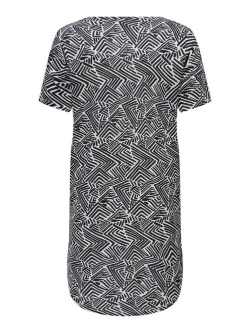 Only may tunic sort/hvid