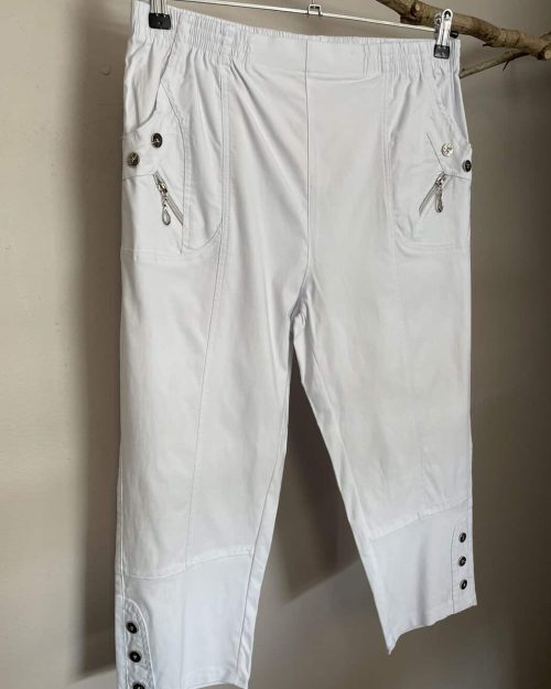 Alternative view of Vanting Capri pants hvid