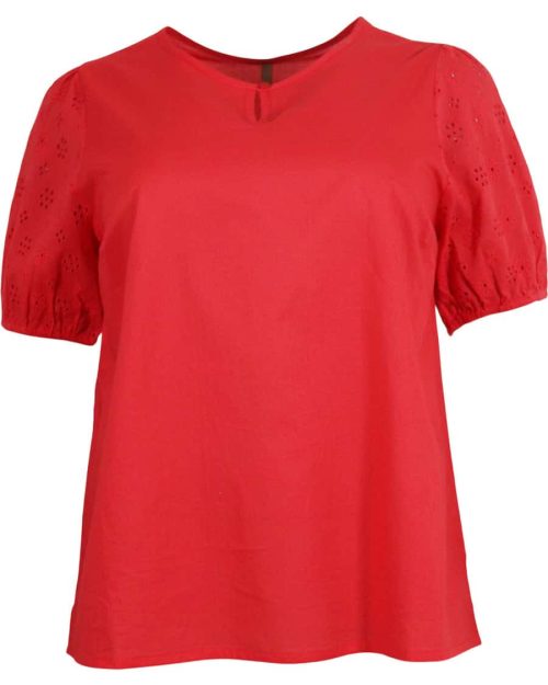 Cassiopeia jacobette bluse rød