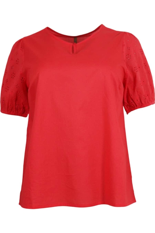 Cassiopeia jacobette bluse rød