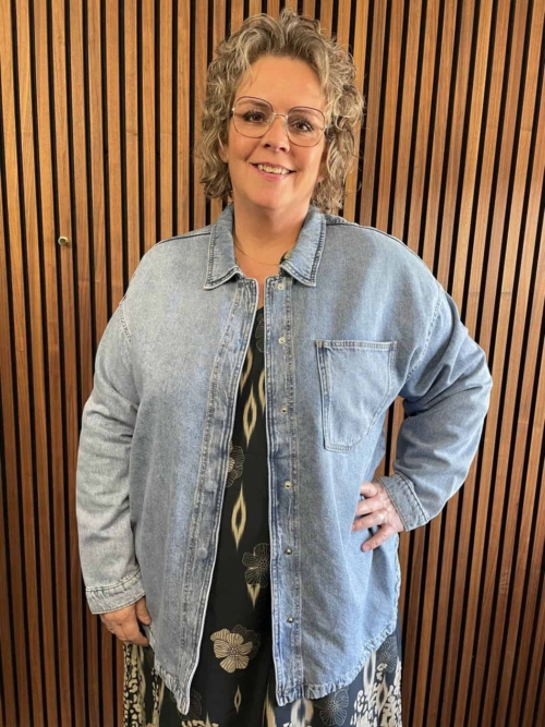 Only Emmie Denim Skjorte Jakke Lys Blå