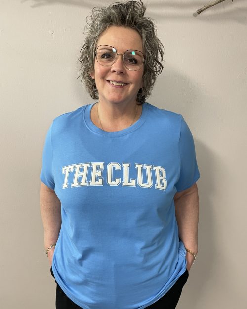 Only Sebbe T-Shirt THE CLUB Blå