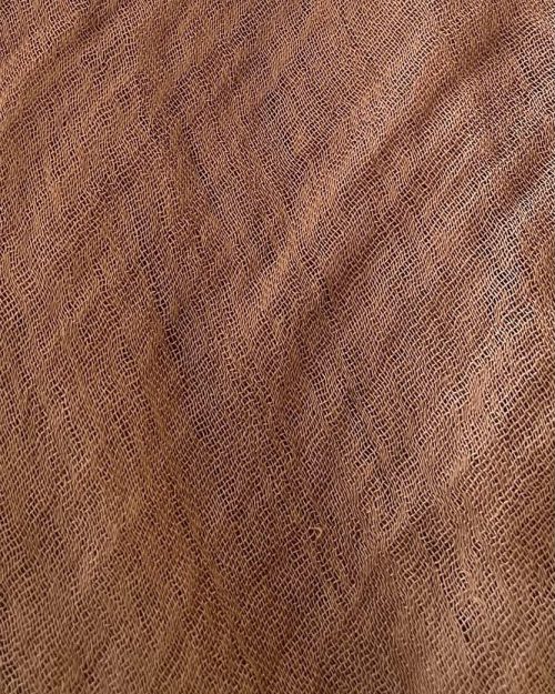 Tørklæde lysebrun viscose