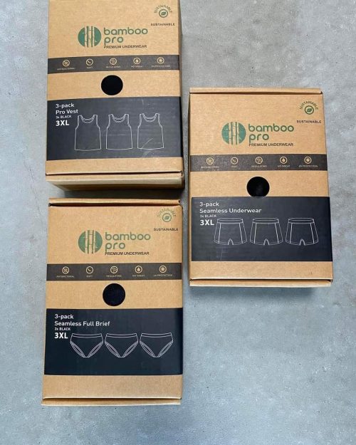 Vanting bamboo top 3-pack