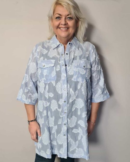 Alternative view of Cassiopeia Rimina Tunic Blue Combi BM: S:120 M:130 L:140 XL:150 Lg:95 Vejl. 499,95