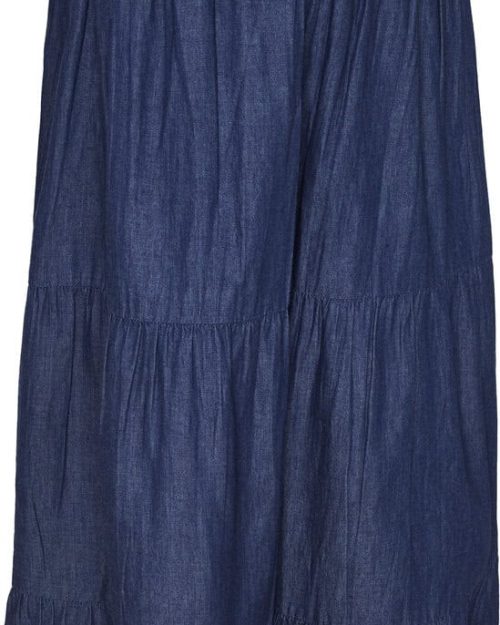 Cassiopeia Dalan Skirt Blue Wash Lg:90 Vejl. 399,-