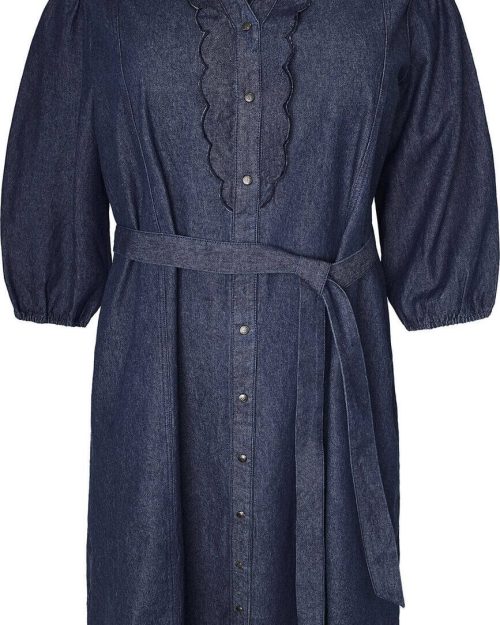 Cassiopeia Abine Denim Kjole Blue Wash BM: S:115 M:125 L:135 XL:145 Lg:110 Vejl. 450,-