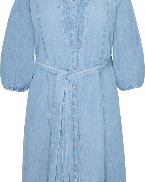 Cassiopeia Abine Denim Kjole Light Blue Wash BM: S:115 M:125 L:135 XL:145 Lg:110 Vejl. 450,-