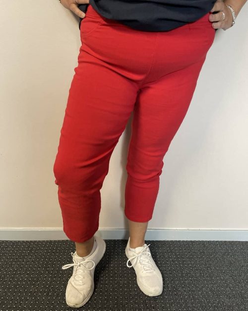 DNY Melba 3/4 Pant Rød Skl. 60 Vejl. 299,95