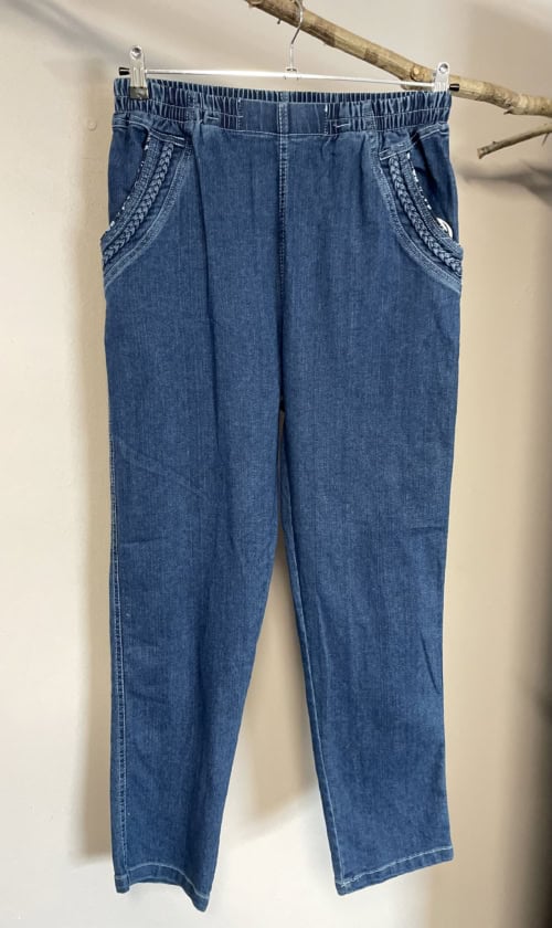 Jeans m/stretch blå