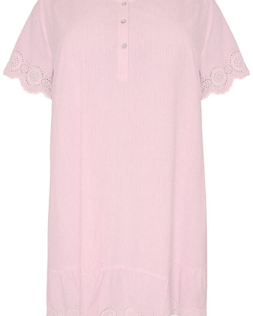 Cassiopeia Nolette Sribet Kjole M/Broderi Pink Combi BM: S:120 M:130 L:140 XL:150 Lg:110 Vejl. 399,-