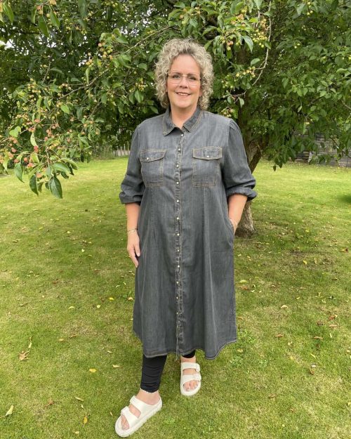 Cassiopeia Gilanna dress grå BM: S:125 M:130 L:140 Xl:150 Lg:115 Vejl.400,-