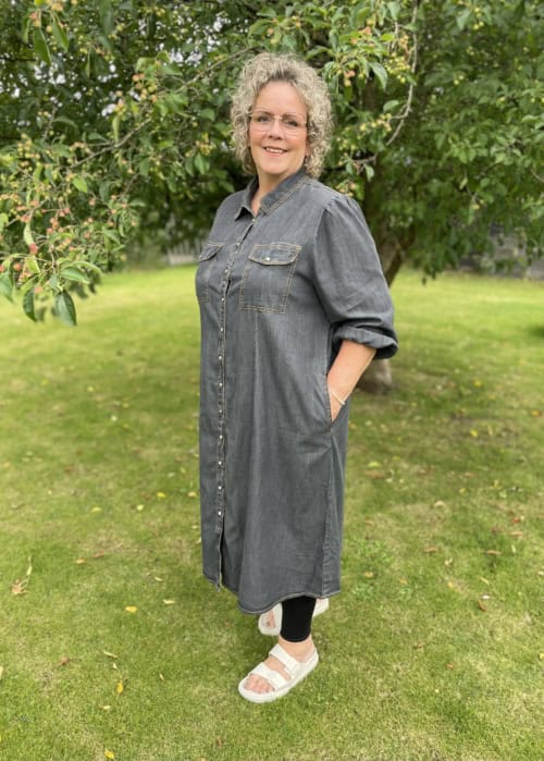 Alternative view of Cassiopeia Gilanna dress grå BM: S:125 M:130 L:140 Xl:150 Lg:115 Vejl.400,-