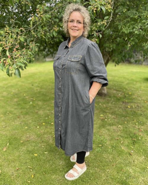 Alternative view of Cassiopeia Gilanna dress grå BM: S:125 M:130 L:140 Xl:150 Lg:115 Vejl.400,-