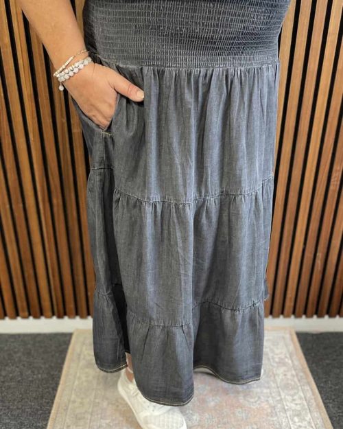 Alternative view of Cassiopeia Gilanna skirt grey wash Lg:90 Vejl.399,95