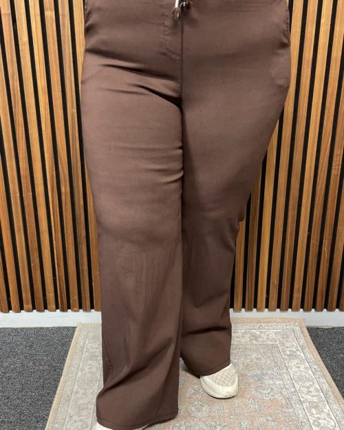 Vanting Mirakel pants m/vidde brun str 1=42-46  2=48-54  Lg:78 Vejl.399,-