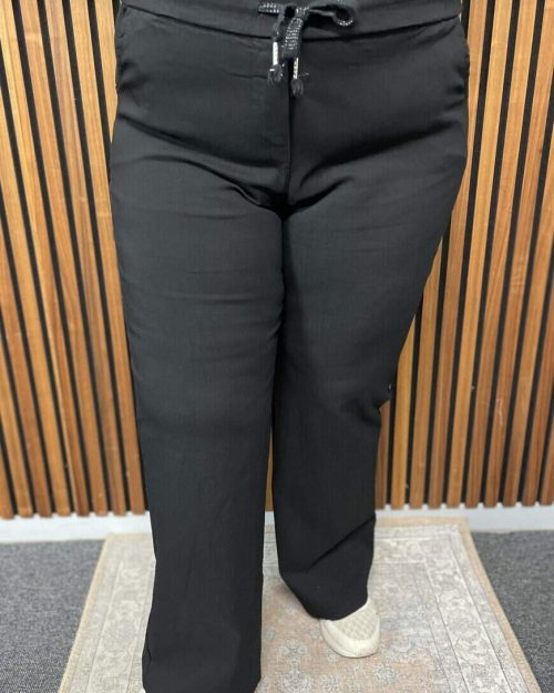 Vanting Mirakel pants m/vidde sort str 1=42-46  2=48-54  Lg:78 Vejl.399,-
