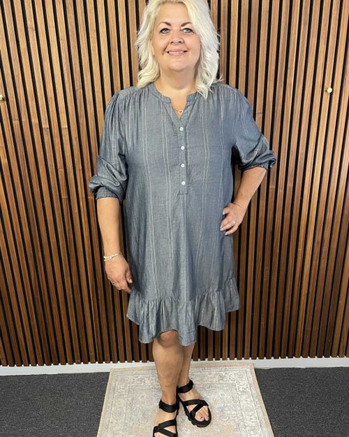 Alternative view of Cassiopeia Charmette Tunic grå combi BM: S:125 M:130 L:140 Xl:150 Lg:100 Vejl. 429,-