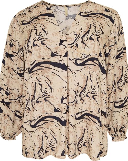 Cassiopeia Balilla Bluse Sand Combi BM: S:120 M:130 L:140 XL:150 Lg:70/75 Vejl.349,-