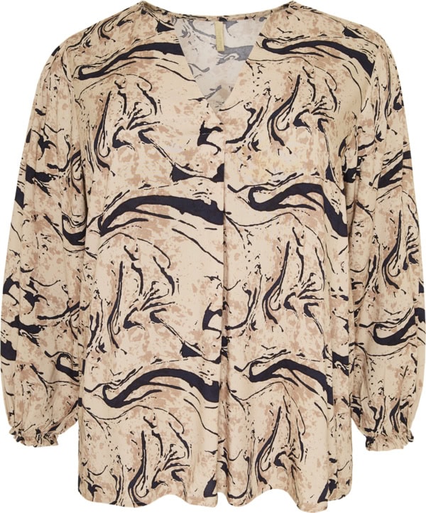 Cassiopeia Balilla Bluse Sand Combi BM: S:120 M:130 L:140 XL:150 Lg:70/75 Vejl.349,-