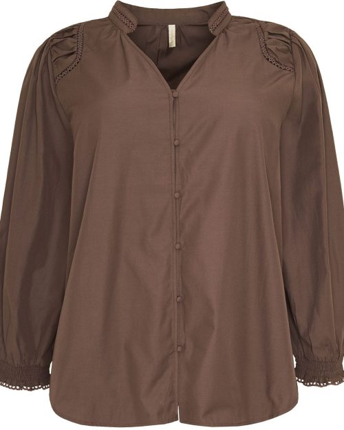 Cassiopeia Holissa Brun Skjorte BM: S:120 M:130 L:140 XL:150 Lg:75 Vejl.399,-