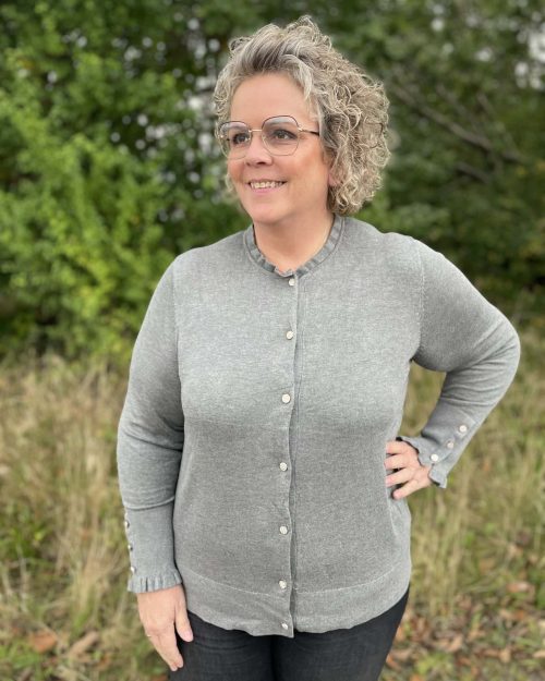 Cassiopeia Fananna Strik Cardigan Grå BM: S:120 M:130 L:140 XL:150 Lg:75 Vejl.349,-