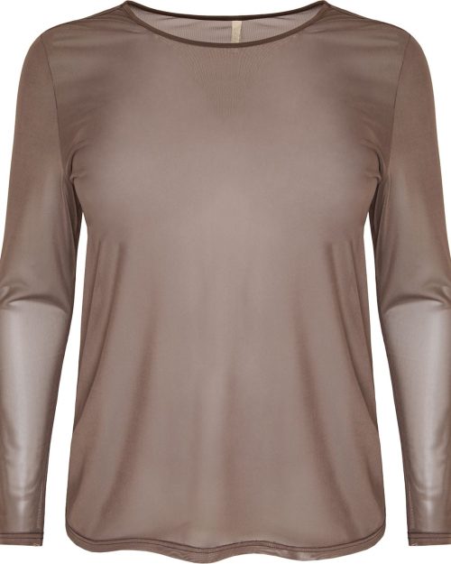 Cassiopeia Mesh bluse Brun Vejl.269,-