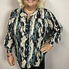 Vanting Langærmet Bluse 9700 Grøn combi BM: S:130 M:140 L:150 XL:160 Lg:70/80 Vejl.299,95