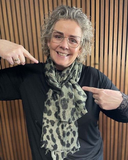 Vanting tørklæde grøn leopard Vejl. 119,95