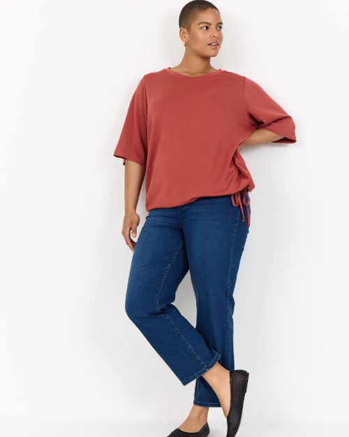 Alternative view of Wasabi Sabina 50 T-Shirt M/Modal Rustrød BM: S:130 M:140 L:150 XL:160 Lg:80 Vejl. 349,95