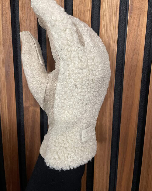 Qnuz Rubi Teddy Handske M/Touch Creme Vejl. 194,95 - Billede 2