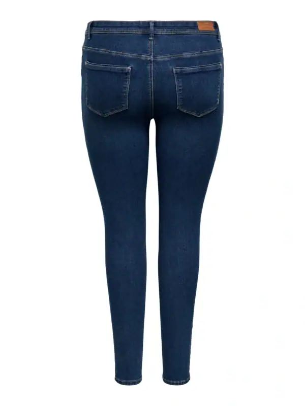 Only Sally Skinny Jeans Dark Blue Denim Vejl. 299,95 - Billede 3