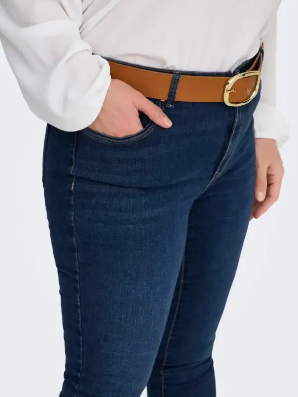 Only Sally Skinny Jeans Dark Blue Denim Vejl. 299,95 - Billede 5