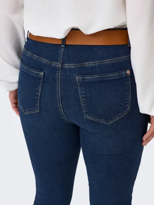 Only Sally Skinny Jeans Dark Blue Denim Vejl. 299,95 - Billede 6