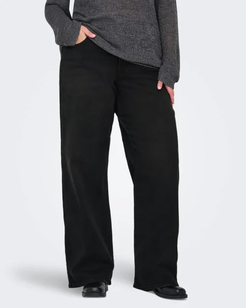 Only Snow HW Wide Jeans Washed Black Skl. 80 Vejl. 299,95