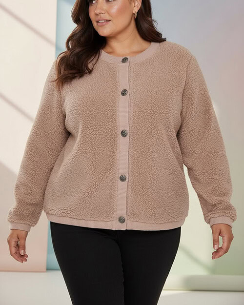 Cassiopeia Billine Bamse Cardigan Sand BM: S:130 M:140 L:150 XL:160 LG:70 Vejl. 499,-