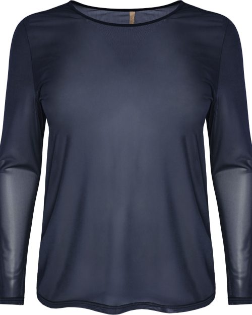 Alternative view of Cassiopeia Gitilla Mesh bluse navy Vejl.269,-
