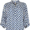 Cassiopeia Henella Bluse M/Print Blue Combi BM: S:130 M:140 L:150 XL:160 Lg:75 Vejl. 300,-