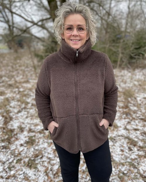 Alternative view of Wasabi Nettie 2 Bamse Cardigan M/Lynlås Brun BM: S:130 M:140 L:150 XL:160 LG:75 Vejl. 399,95