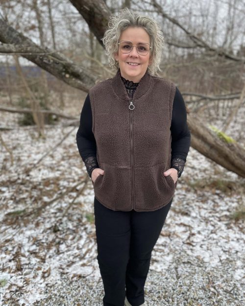 Alternative view of Wasabi Nettie 1 Bamse Vest M/Lynlås Brun BM: S:130 M:140 L:150 XL:160 LG:70 Vejl. 299,95