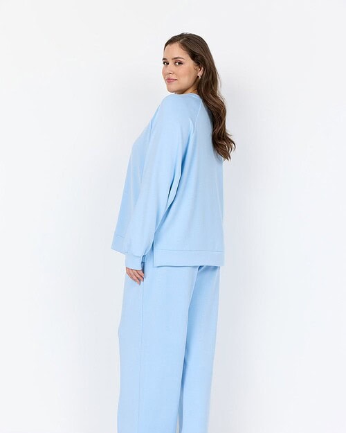 Wasabi Sabina 82 Bluse/Sweatshirt M/Modal Lyseblå BM: 38:115 40:120 42:125 44:135 46/48:145 50/52:155 54/56:160 Lg:70 Vejl.299,95 - Billede 4