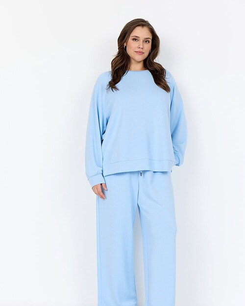 Wasabi Sabina 82 Bluse/Sweatshirt M/Modal Lyseblå BM: 38:115 40:120 42:125 44:135 46/48:145 50/52:155 54/56:160 Lg:70 Vejl.299,95 - Billede 3