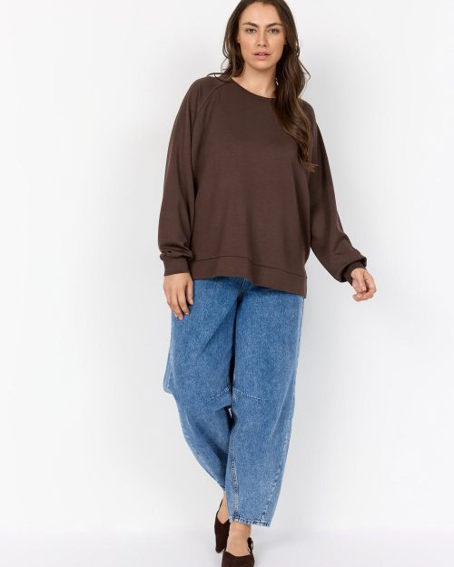 Alternative view of Wasabi Sabina 82 Bluse/Sweatshirt M/Modal Brun BM: 42:120 44:130 M:140 L:150 XL:160 Lg:70 Vejl.299,95