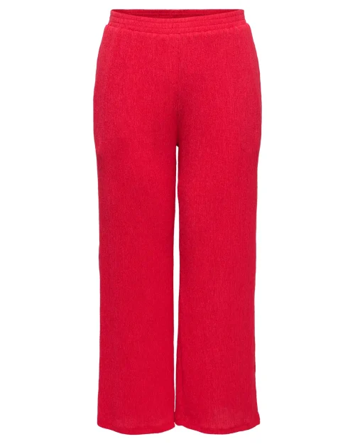 Only Anna Bukser M/Struktur Rød Skl:78 Vejl. 299,95