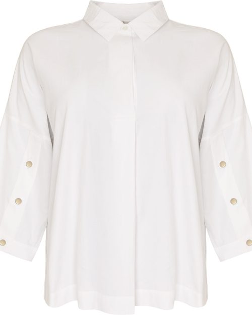 Cassiopeia Metanna Bluse Hvid BM: S:125 M:135 L:145 XL:155 Lg:75 Vejl. 349,-