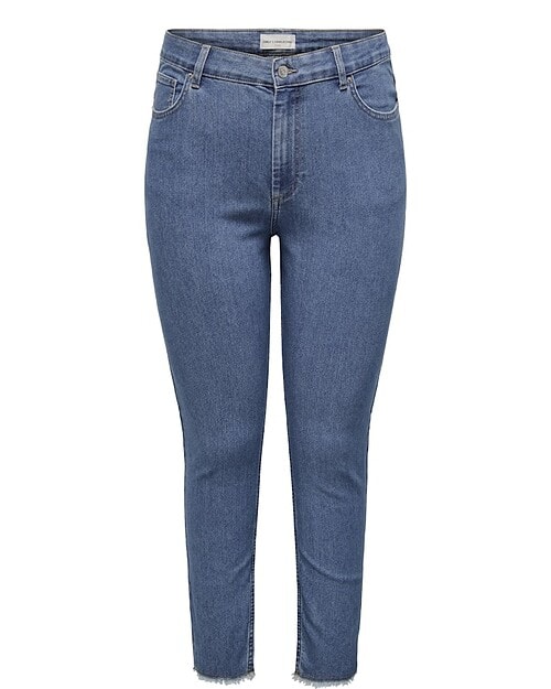 Only Hush Mid Waist Skinny Ankle Jeans Medium Blue Skl. 70 Vejl. 259,95