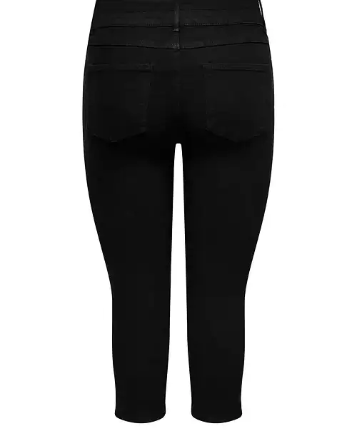 Only Cruz Høj Talje Skinny Denim Capri Sort Skl. 58 Vejl. 299,95 - Billede 7