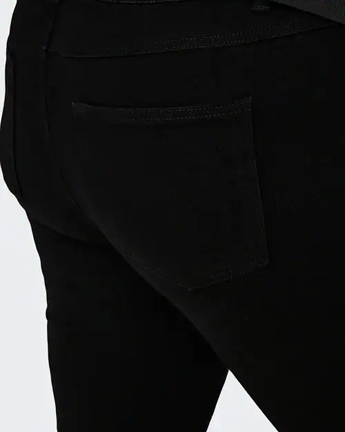 Only Cruz Høj Talje Skinny Denim Capri Sort Skl. 58 Vejl. 299,95 - Billede 5