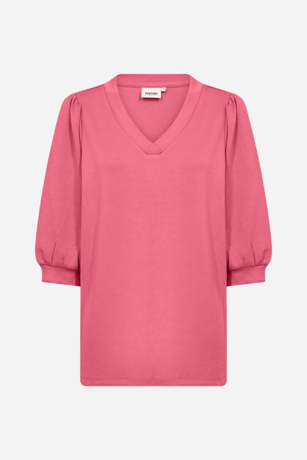 Wasabi Sabina 8 Bluse M/Modal Rosa BM: 38:110 40:115 42:120 44:125 46/48:130 50/52:140 54/56:150 LG:80 Vejl. 299,95