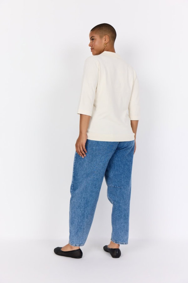Wasabi Samanda 26 Pullover Off-White BM: 40:110 42:115 44:120 46/48:130 50/52:140 54/56:150 58:160 Lg:70 Vejl. 399,95 - Billede 3